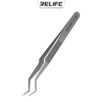 RELIFE ST-20 Precision Tweezers Curved Tips IC Chip Tin Placement Positioning for iPhone Samsung Mobile Phone Repair Tools