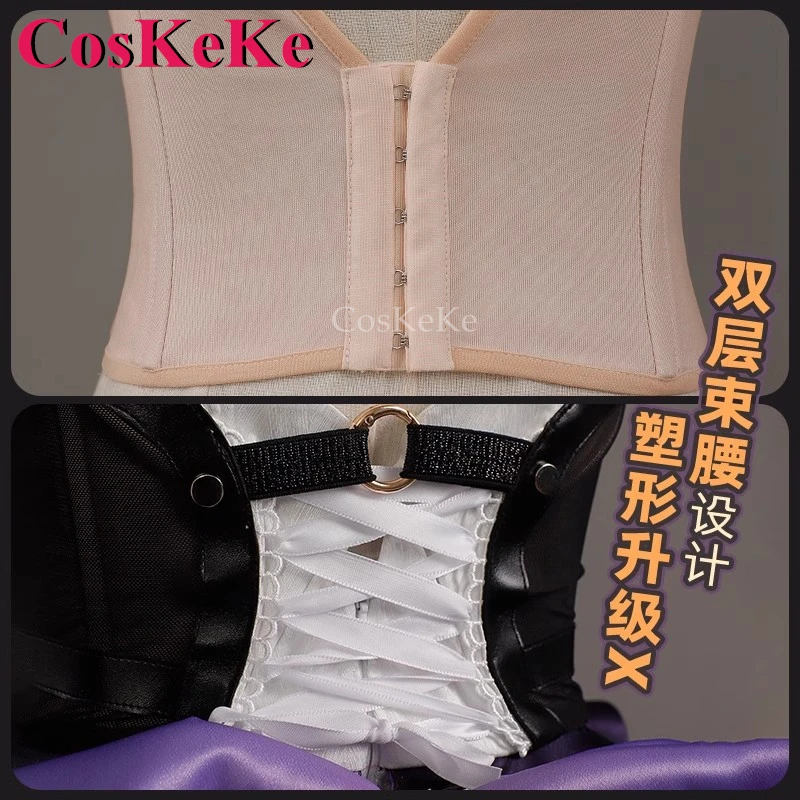 

CosKeKe The Herta Cosplay Game Honkai: Star Rail Costume Fashion Sweet Uniform Dress Women Activity Party Role Play Clothing New