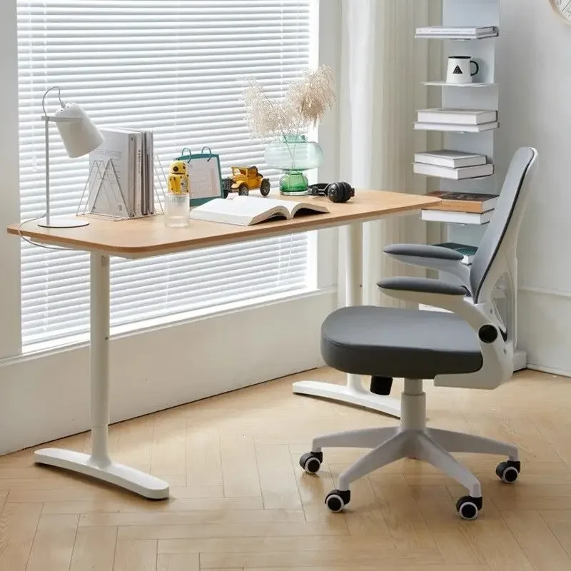 Height Adjustable Computer Table Study Laptop Nordic Minimalism Gaming Desk Organizer White Biurka Komputerowe Office Furniture