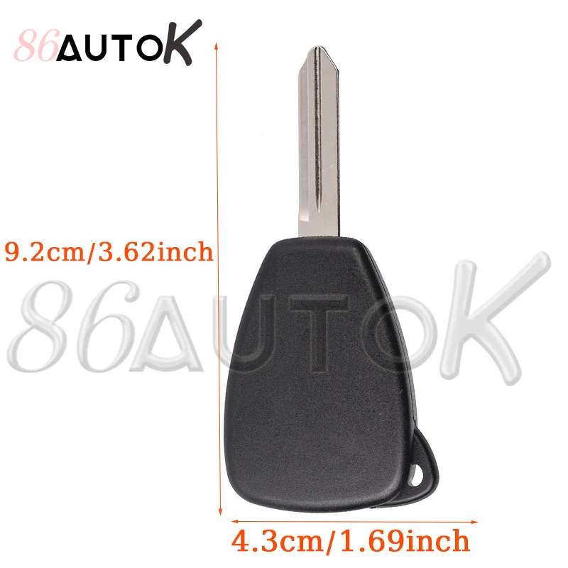 Car Key Replacement Remote Car Key Case Shell Vehicles for Jeep Grand Cherokee Dakota Durango Charger for Chrysler for Dodge