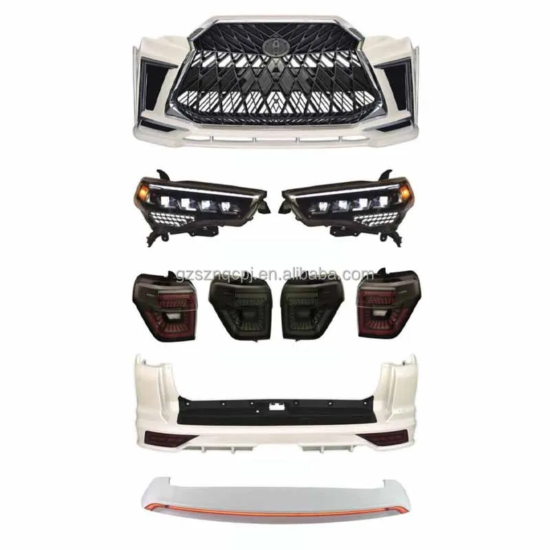 

Body Kit for toyota 4runner 2010-2021 Retrofit Upgrade Modification Bumper Rear Lip Diffuser Automotive Exterior Car Accessories