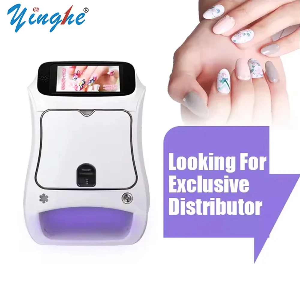 

Профессиональный умный аппарат для рисования на ногтях, автоматический цифровой принтер для дизайна ногтей, 3D-принтер для ногтей