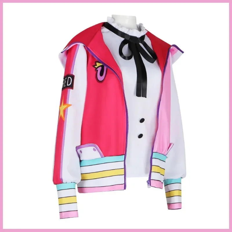 أنيمي أوتا فيلم الأحمر ابنة شانكس تأثيري حلي شعر مستعار معطف قميص موحد سماعة أحذية امرأة مثير لطيف كرنفال حفلة Uit