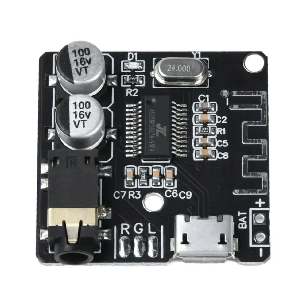AvaCoreVHM-314 Bluetooth 5.1 MP3 Lossless Decoder Board SOP24 Micro USB Wireless Stereo Audio Module DC3.7-5V