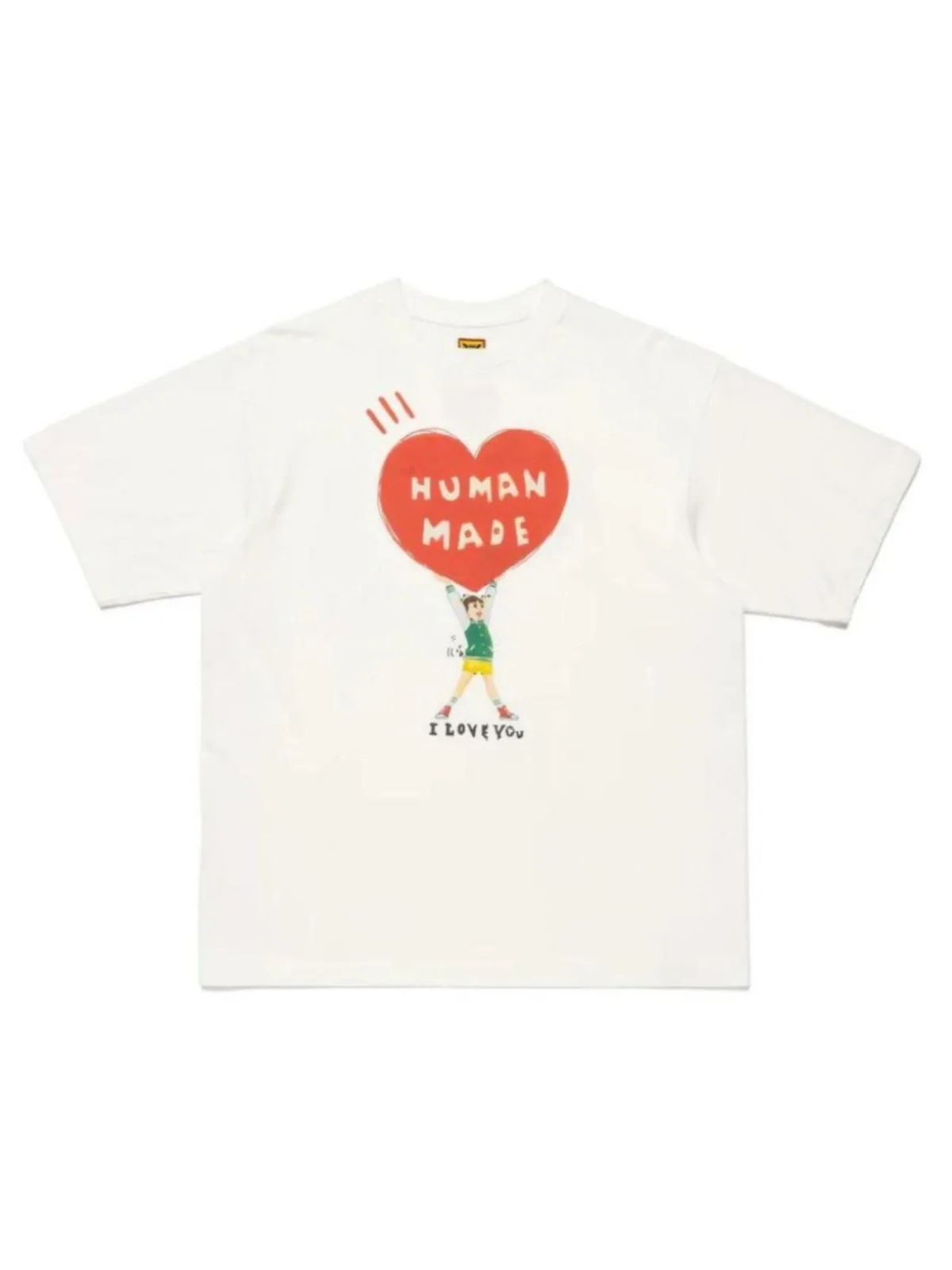 Human Made X Keiko Sootome Joint Name 300G Heavy Weight Slub Cotton Japan fashion Fashion Brand T-shirt