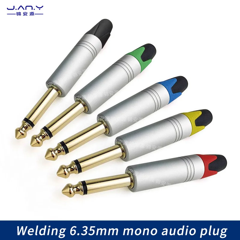 6.35 dual core mono 6.5 soldered amplifier microphone plug