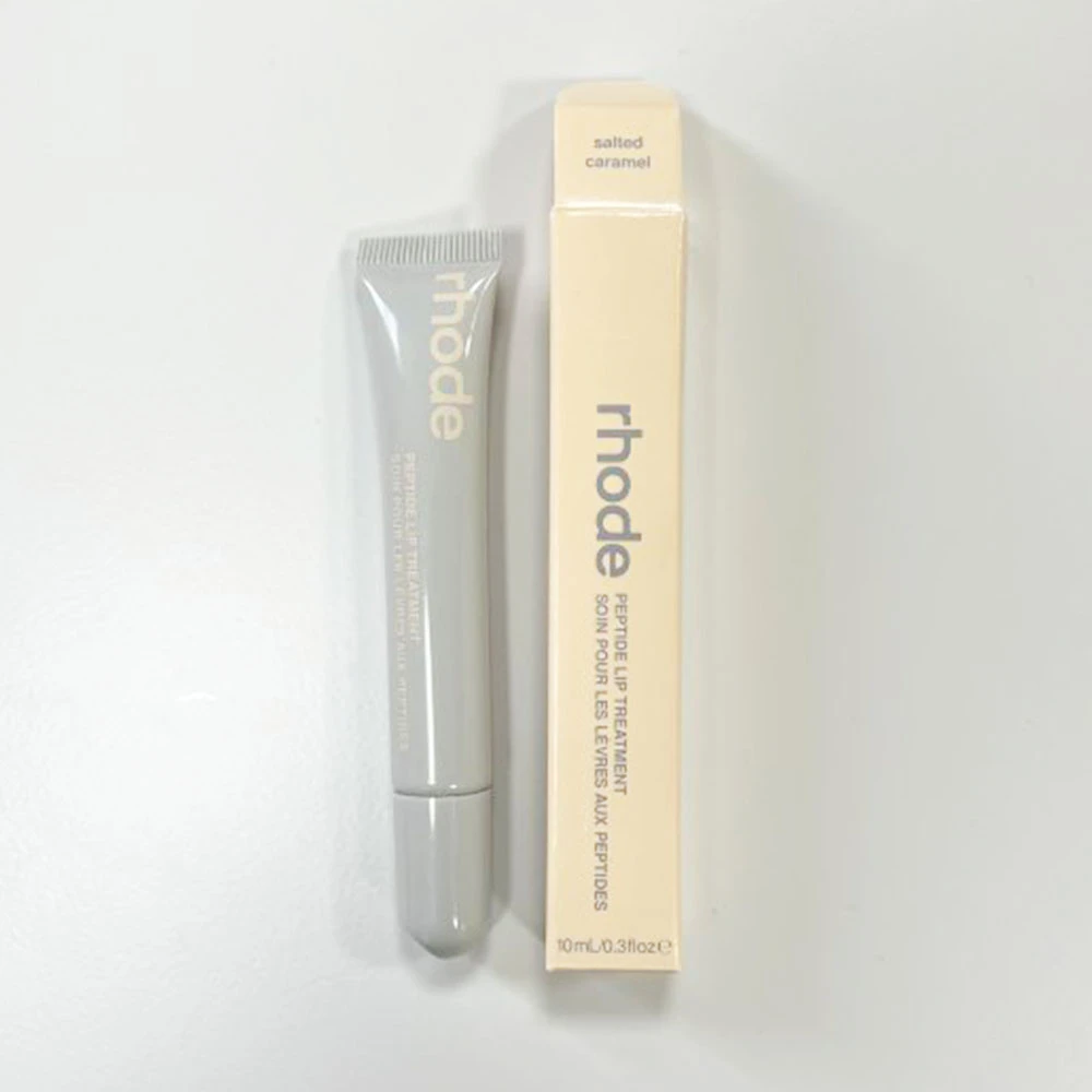 Rhode Makeup Lip Glosses Plump Moisturizing Lip Glaze Oil Long Lasting Nourishing Lipstick Care Ins Salty Tan Raspberry with Box image 4