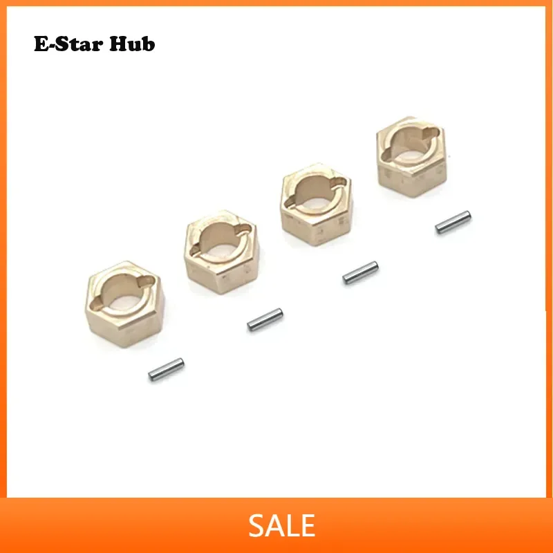 

Brass 7mm Hub Adapter Brass Coupler for FMS 1/24 FCX24 Xiaoqi Crusher Chevrolet K5 Remote Control Car