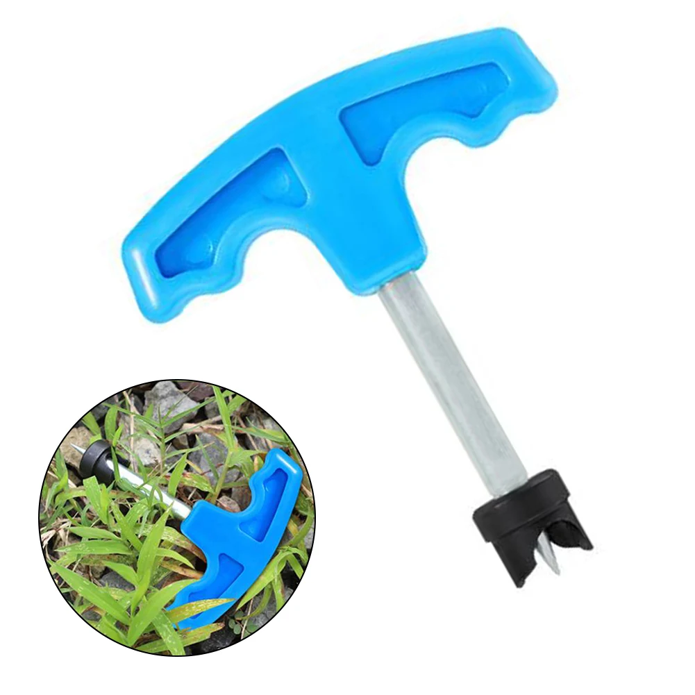 16mm Hole Opener Tool PE Pipe Bypass Hole Punch With T-Shape Handle Manual Single Puncher Watering Garden Tool