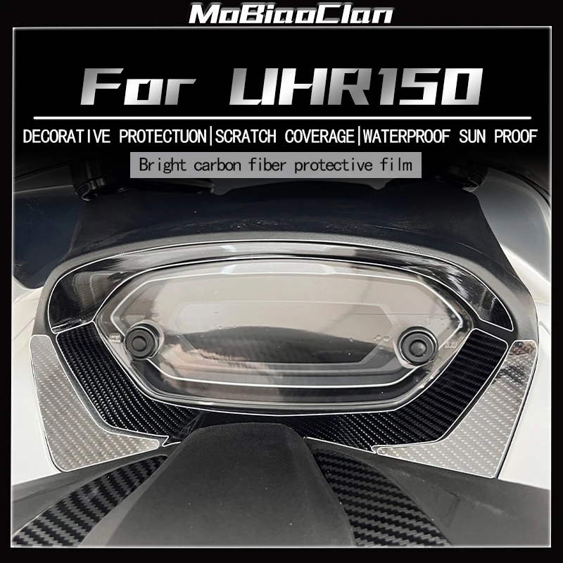 

For Haojue UHR150 Motorcycle 6D Carbon Fiber Fairing Emblem Sticker Decal Body Full Kits Decoration Sticker ﻿