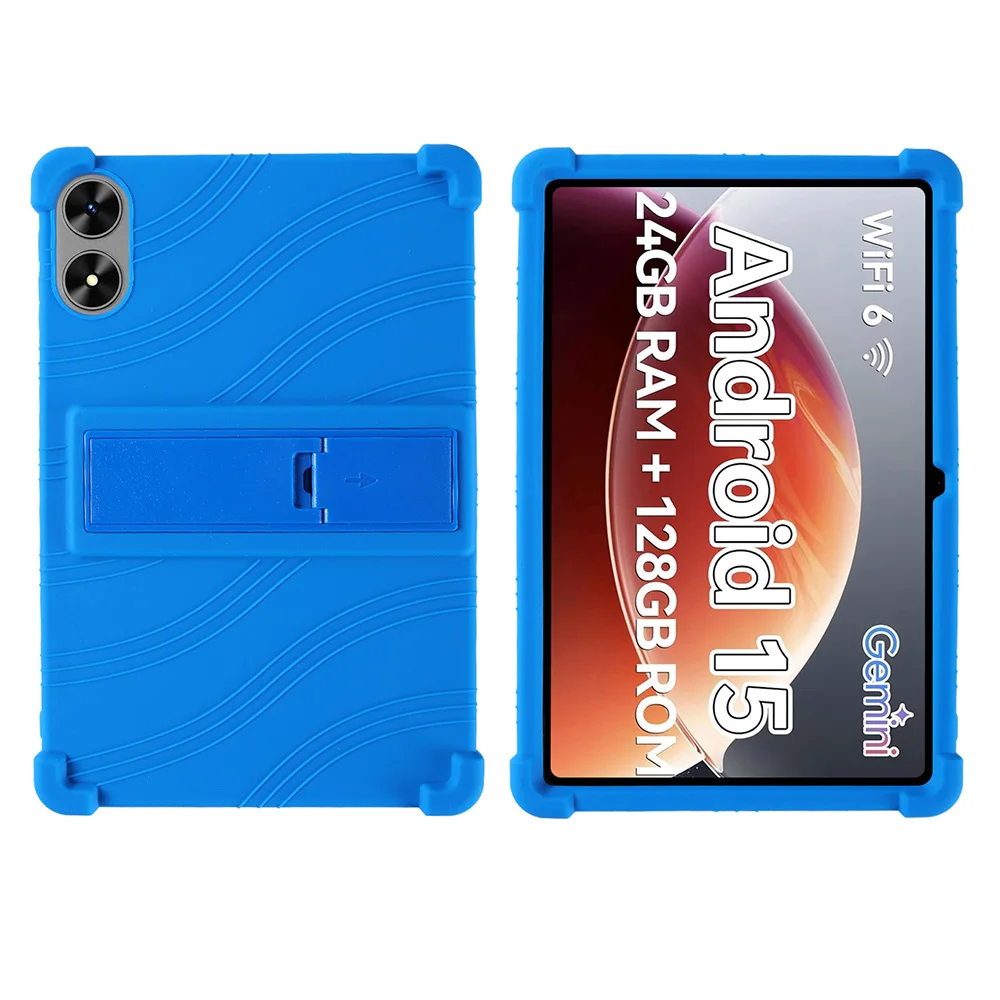 For Frameflow P10-A 10 Inch 5G Kids Case Tablet Shockproof Cover for Android 15 Soft Silicon Stand Protective Shell
