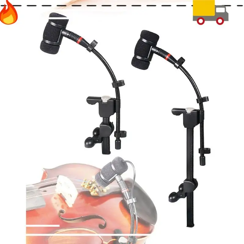 Discount-Adjustable Instrument Stand With Rackmount Bracket Clip Microphone Clip Soft Rubber Shock-Absorbing Structure