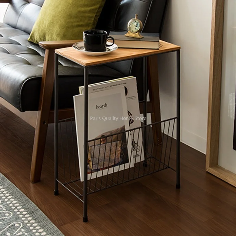 

Nordic Sofa Side Table Iron Art Corner A Few Mini Simple Mobile Small Coffee Table Side Cabinet