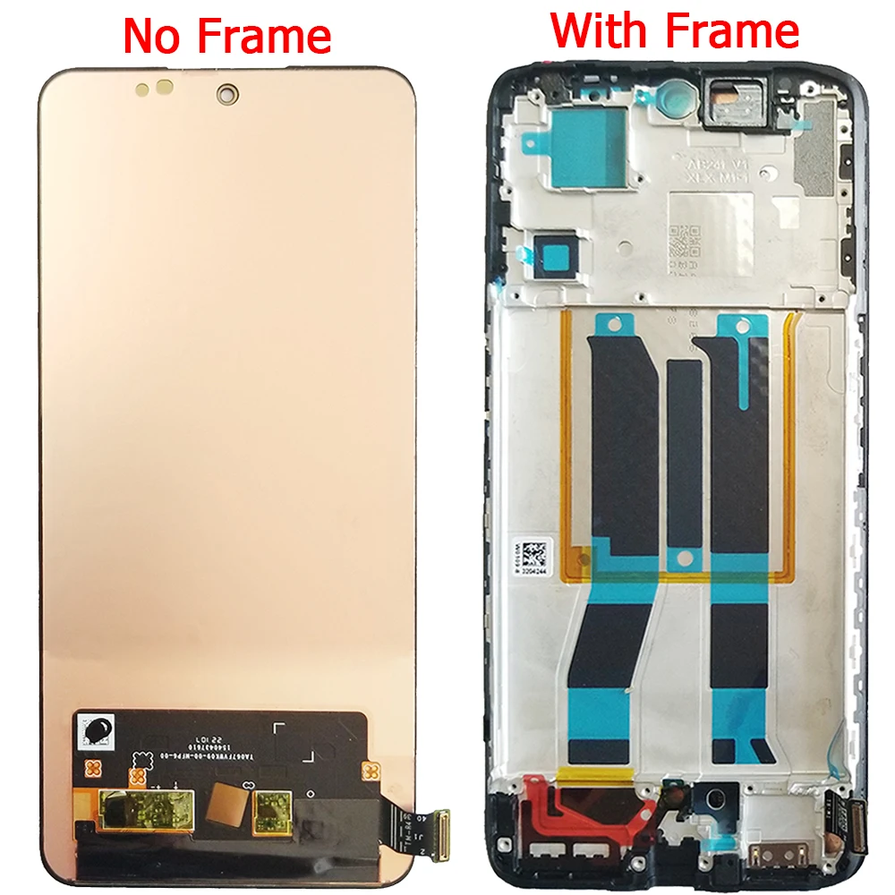 Original For Realme GT Neo 3 LCD Display Touch Screen With Frame 6.7\