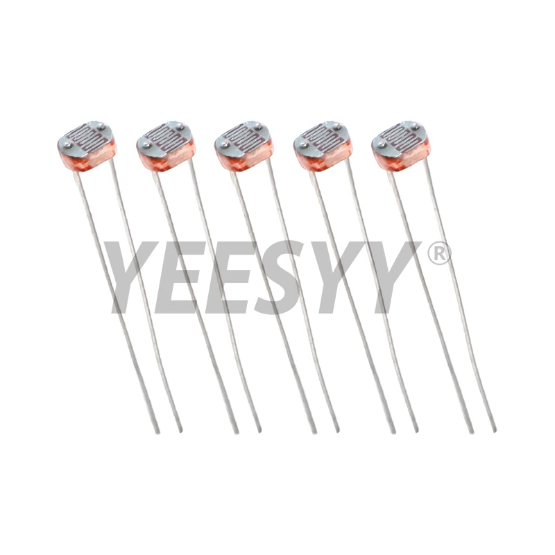 50 قطعة/الوحدة LDR صور ضوء المقاوم الحساسة الكهروضوئية Photoresistor 5528 GL5528 5537 5506 5516 5539 5549 لاردوينو