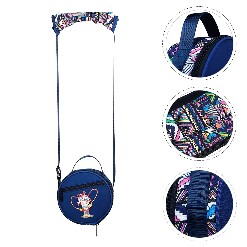 

Oxford Cloth Drum Bag Waterproof Wear resistant Blue Percussion Instrument Storage Shoulder Music Lover Gift Steel Tongue Drum