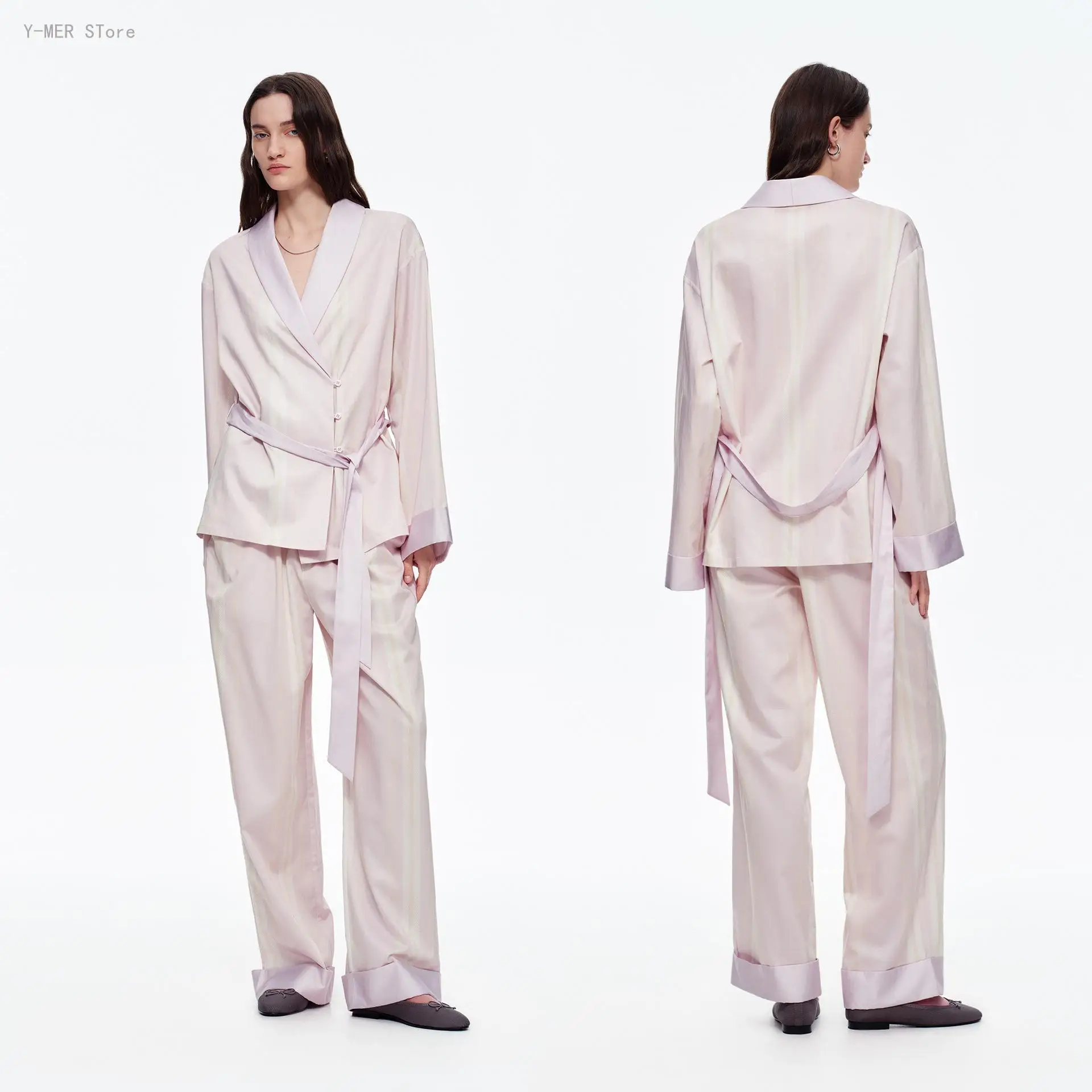 Women Pajamas Loose Slimming Luxury Gift Option Stylish Unique Design Ladies Soft Sleepwear Casual Home Loungewear