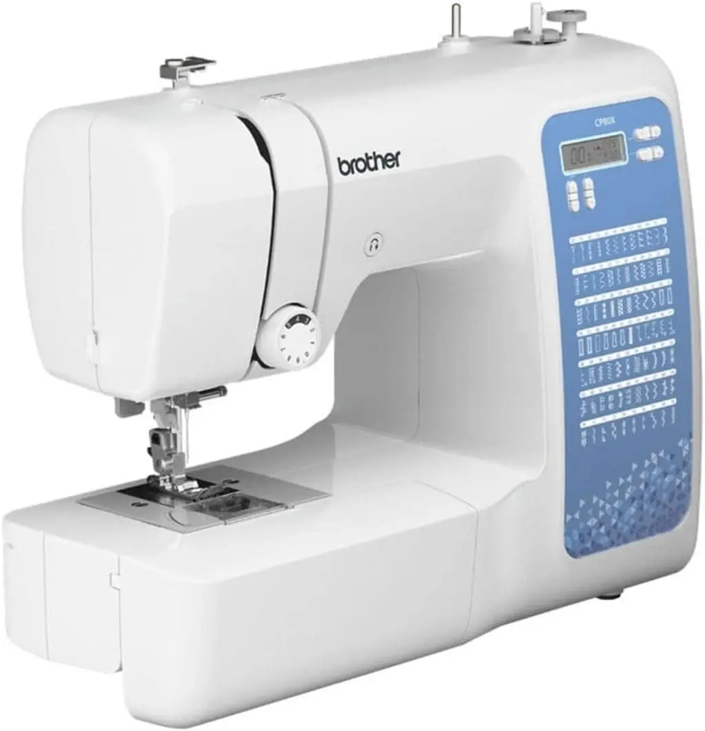 Brother Cp80X Computerized Sewing Machine With Preview Quilt Software Bundle, Durable Metal Frame Construction, 80 Built-In