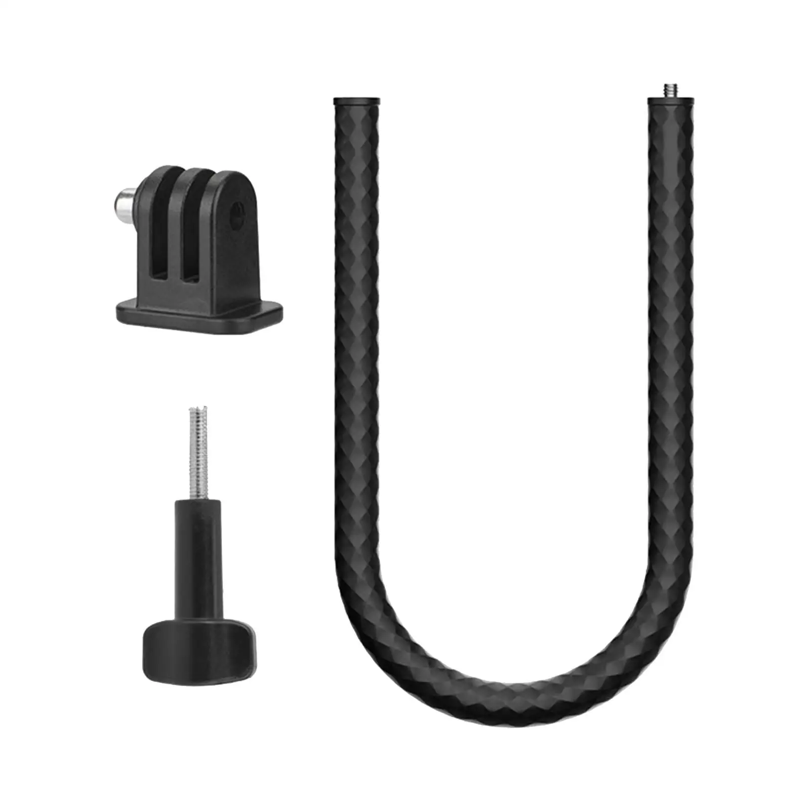 

Flexible Mount Clamp Flexible Twist Camera Mount Bottom 1/4 Threaded Hole Neck Holder Selfie Stick Pole Flexible Twist Mount