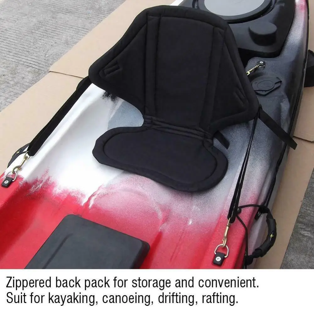 Nylon Kayak Seat Inflatable Boat Cushion Comfortable Backrest Kids Pad Support for Long Paddle Trips