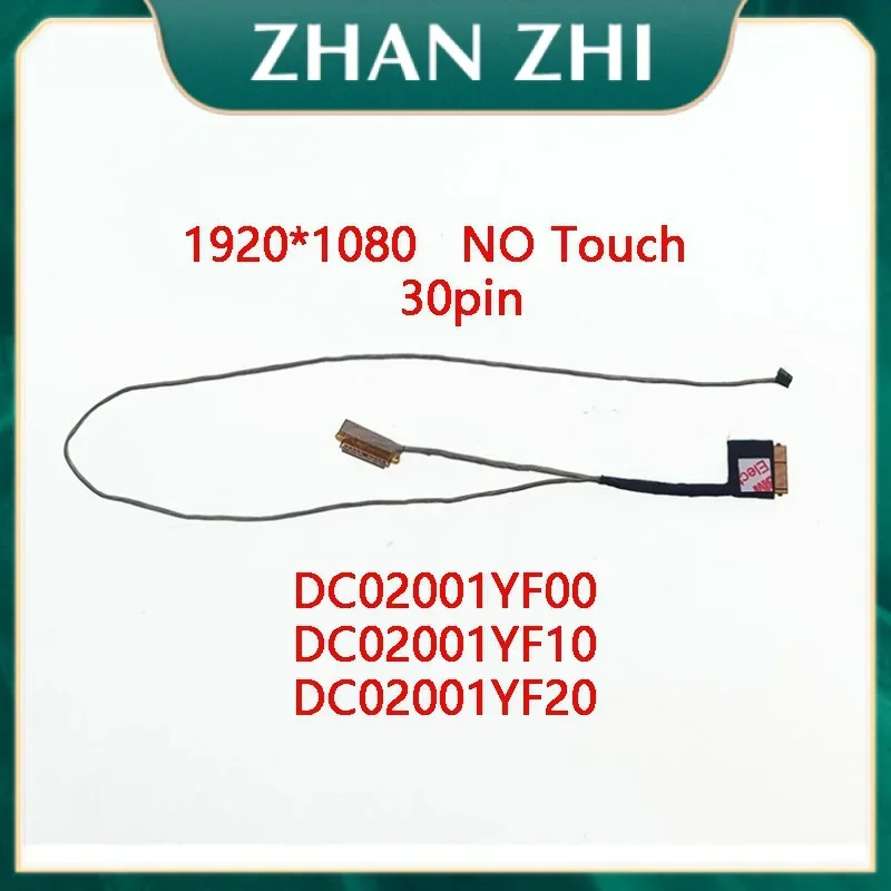 Nuevo Cable EDP LCD genuino para ordenador portátil para Lenovo 320-15ISK 320-15IAP 320-15IABR DG521 5000-14-15 30pin DC02001YF00 DC02001YF10 YF20