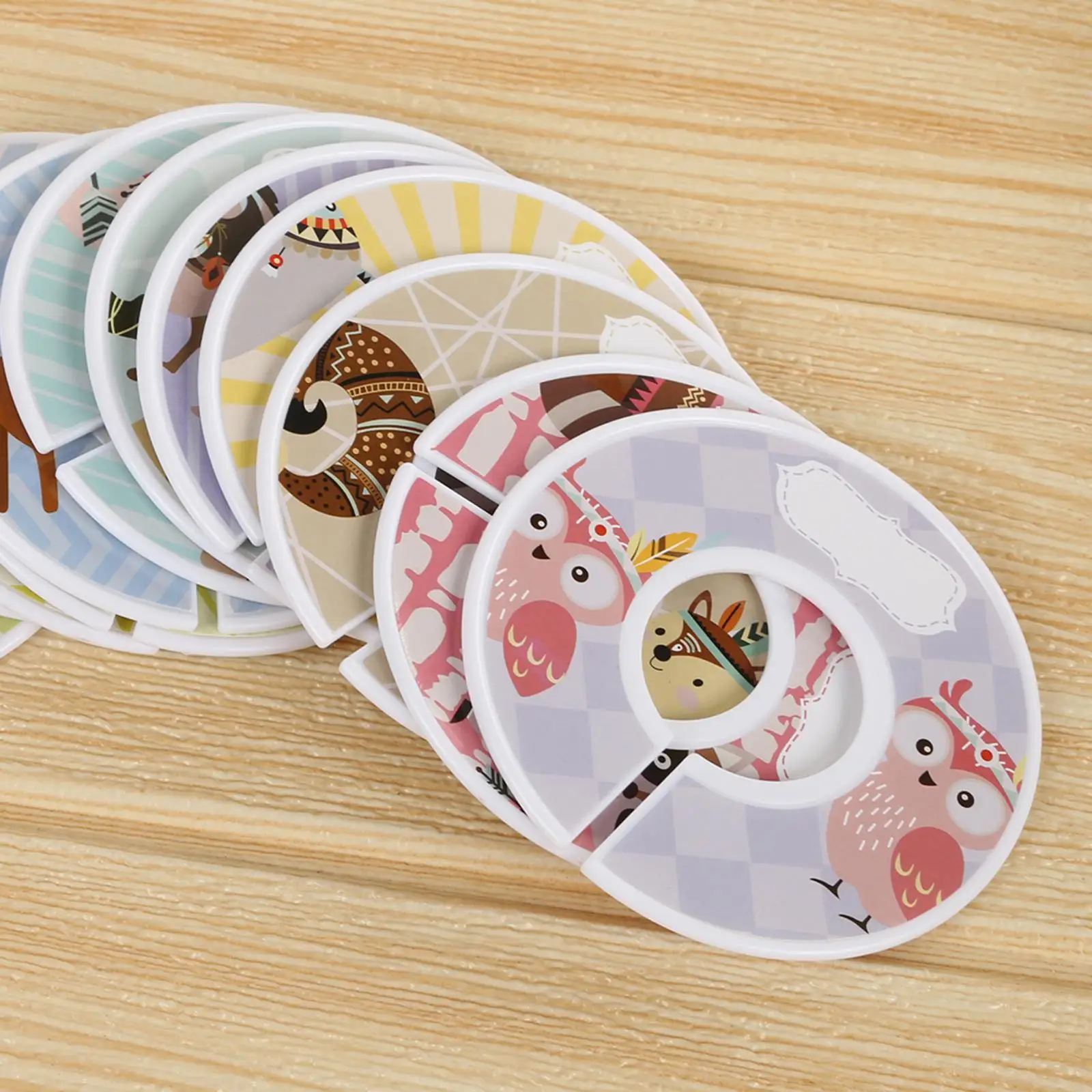 Blank Round Clothing Size Divi - огляд і ціна Baby Clothing Hanger Dividers