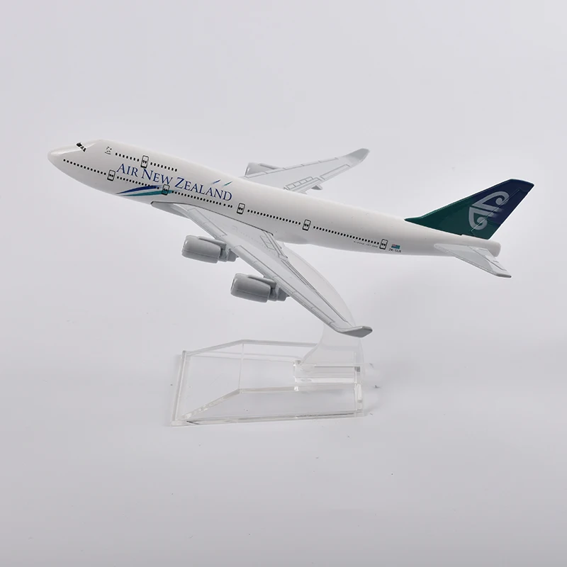 JASON TUTU Air New Zealand B747 Airplane Model Aircraft Diecast Metal 1/400 Scale Planes