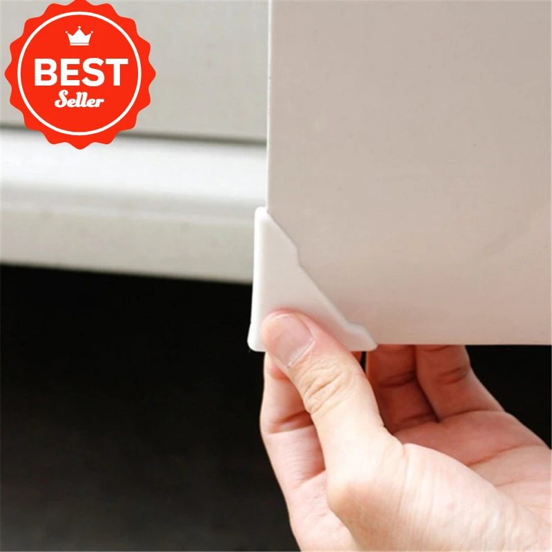 

4pcs Triangle Scratch Resistant Car Door Corner Anti-Collision Sticker Adhesive Backing Decorative Products Protection Clause