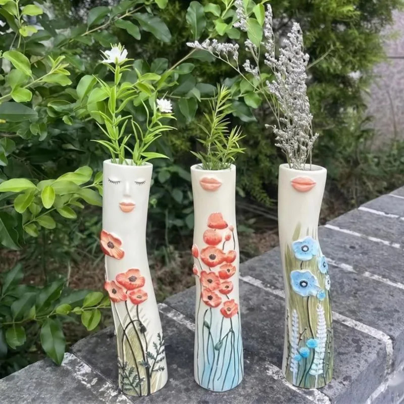 Spring Family Bud Vase Minimalist Easter Flower Holder For Table Centerpiece Home Display Office Desk Gift For Women Teens