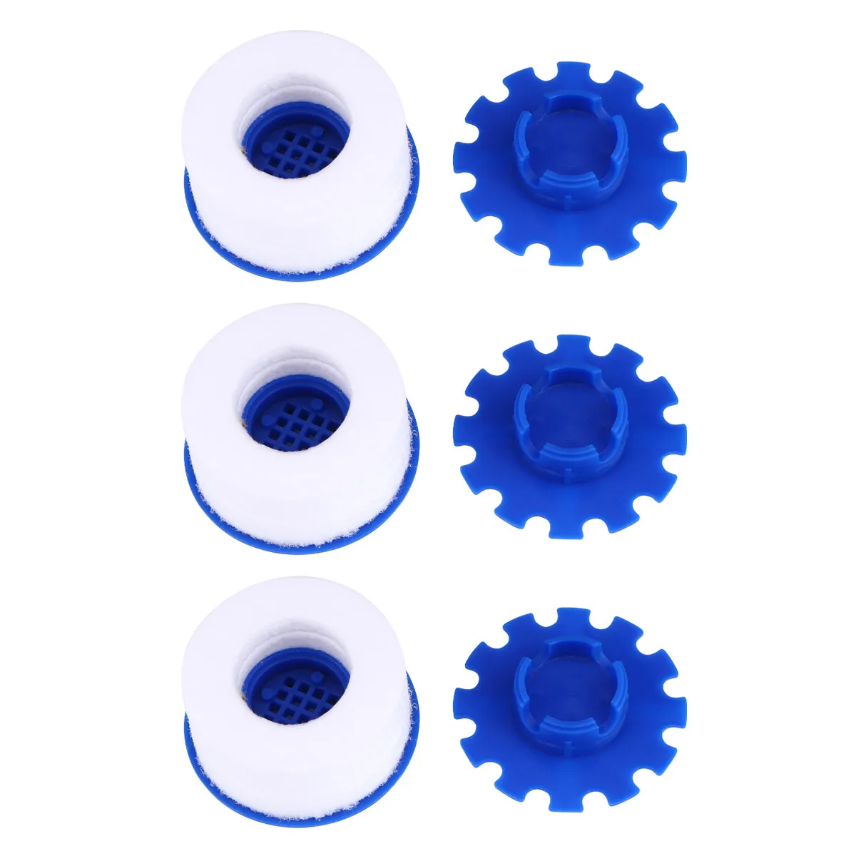 3Pcs PP Cotton Filter Tap Water Filter Replacement Cartridge for Kitchen Bathroom Faucet Effective Rust Sediment Impurity