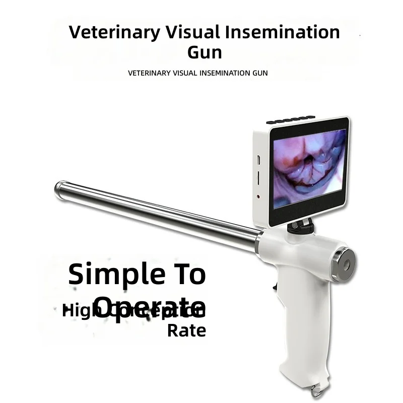 Veterinary Insemination Gun, Visual Pig Cattle Artificial Insemination Tool, Reproduction Equipment for Farm Breeding