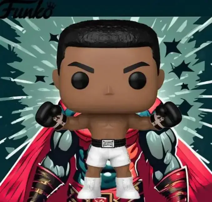 Funko Pop Muhammad Ali 80 (brazos elevados) ( iconos)-Juegos de Arena colección de figuras de acción de vinilo juguetes de modelos para niños regalos