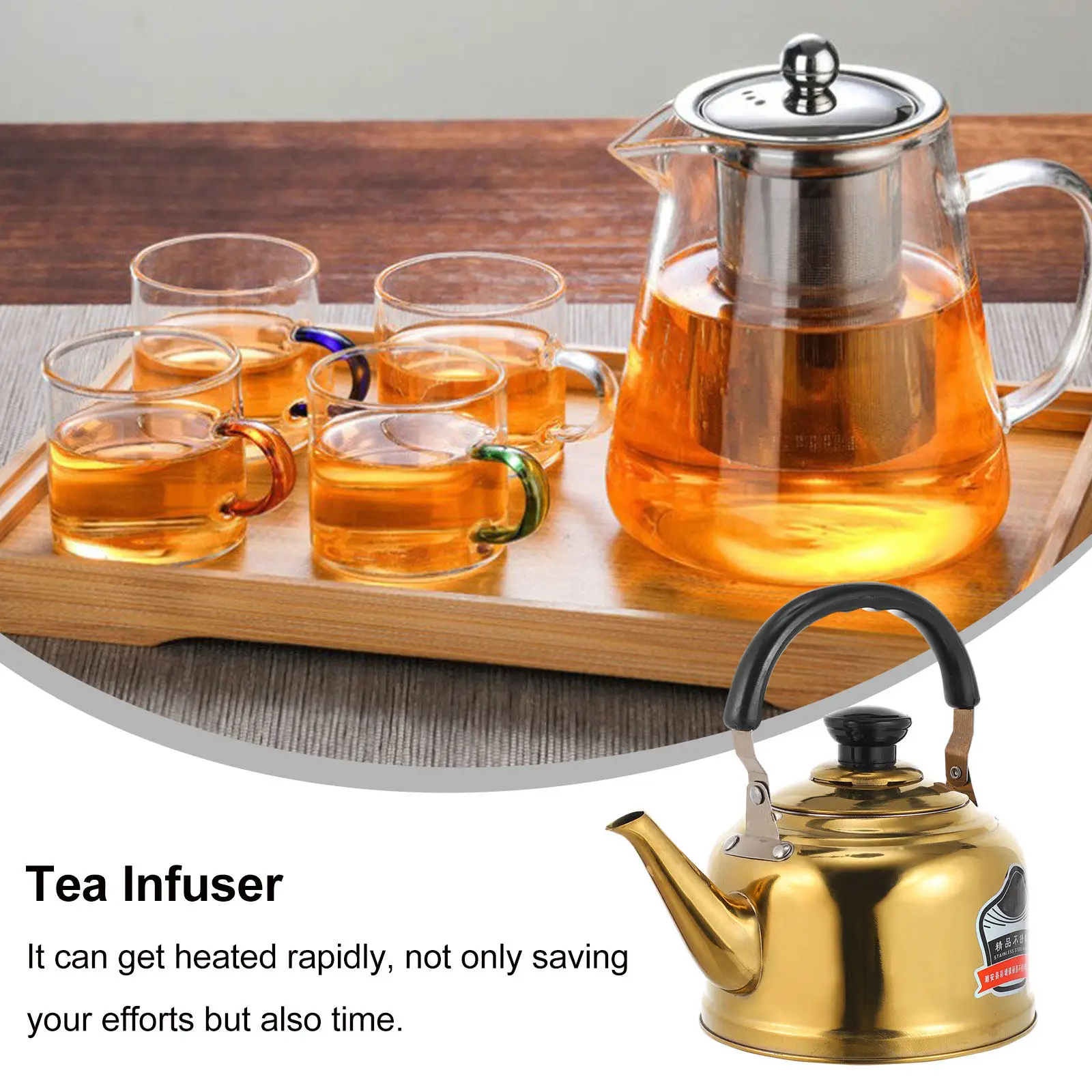 

Чайник со свистком из нержавеющей стали, 1,5 л, с эргономичной ручкой, защита от ожогов, для газовых, электрических и индукционных плит, для кемпинга и путешествий, 1 шт.