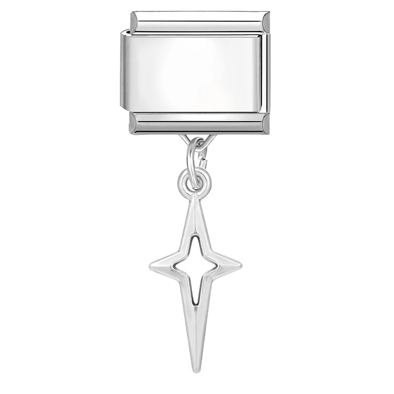 Schmetterling Schleife Krone Herz Schlüssel Kirsche Anhänger italienischen Charm Link Edelstahl passen 9mm Armband DIY machen Geschenke