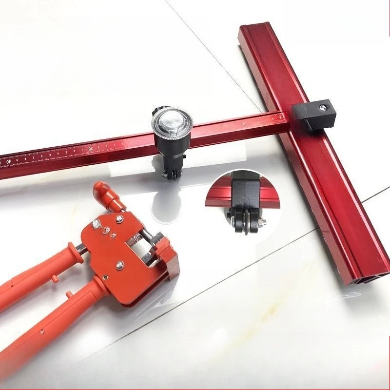 

Tile pusher t-type push knife rock slab light stone well track push knife multi-function