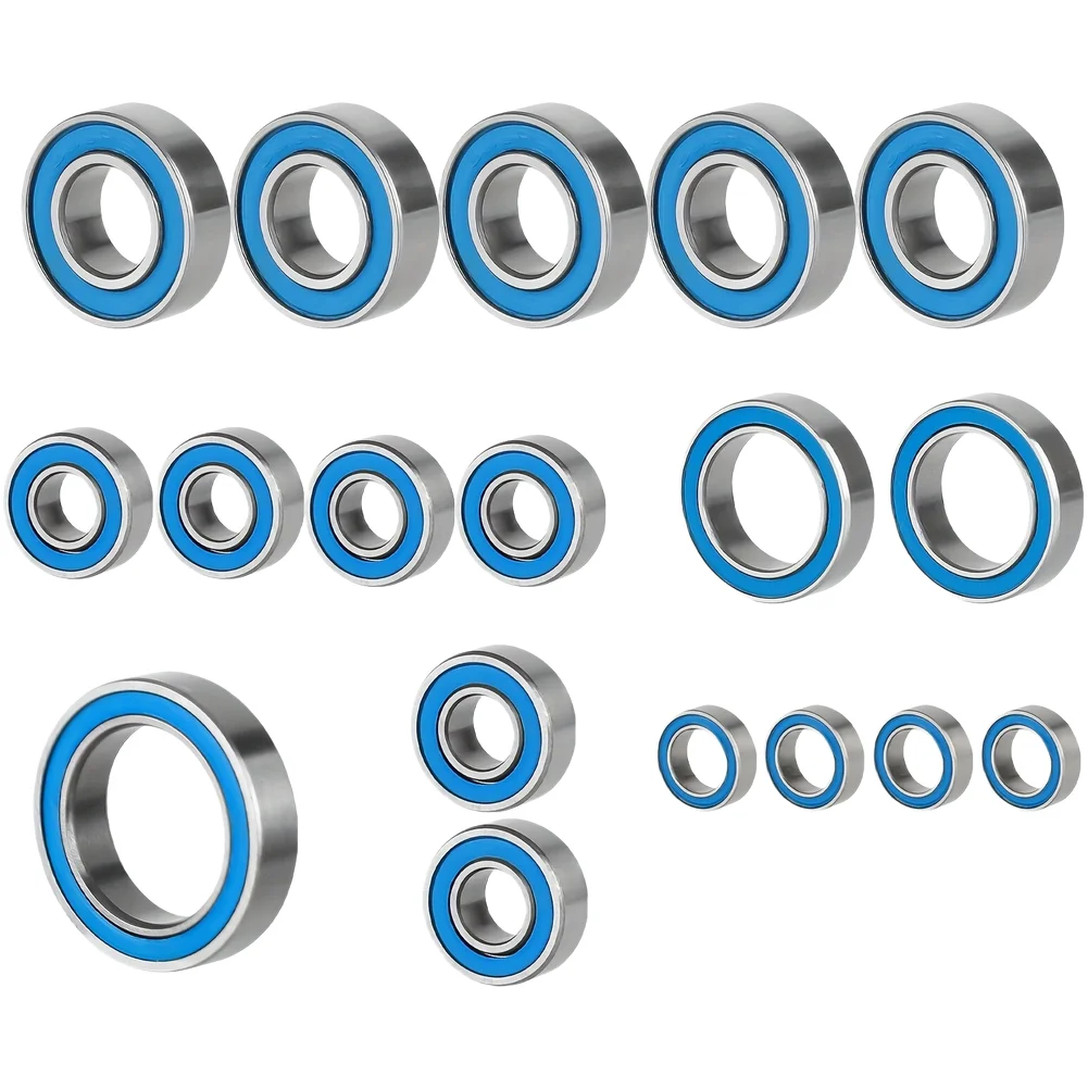 For TRAXXAS Slash 4x4 1/10 RC Car 21pcs Bearing Steel Ball Bearings Kit Sealed Bearings Multiple Dimension Set