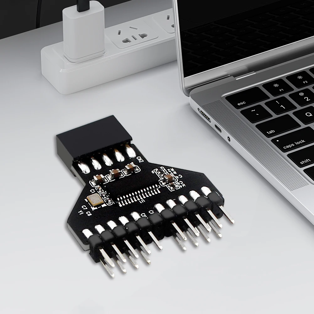 

Motherboard USB2.0 9Pin USB HUB 1 To 2 USB 2.0 Connector USB2.0 9 Pin To USB3.0 19Pin Conversion Adapter 9-Pin for RGB Lamp Fan