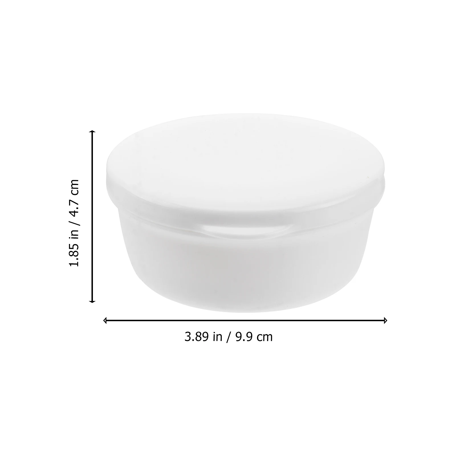 

Removable Hollow Drain Soap Box Portable Double Layer Protection for Wet Soaps Travel Friendly Container White