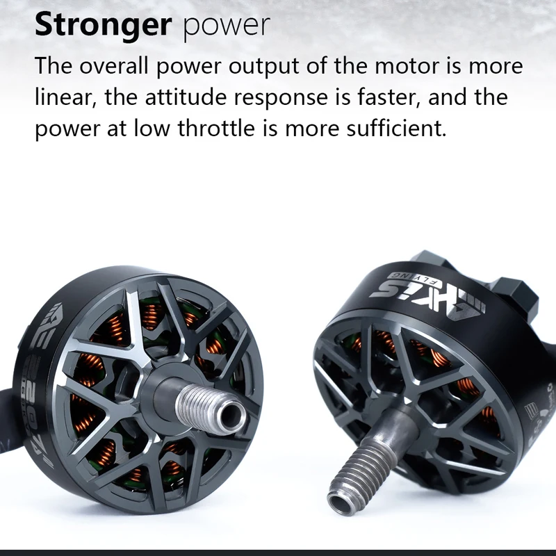 AxisFlying 2207 AE2207 V2 브러시리스 모터 1860KV 1960KV 4-6S 꽃 비행 횡단 드론 5mm 용 5 인치 프로펠러와 호환 가능