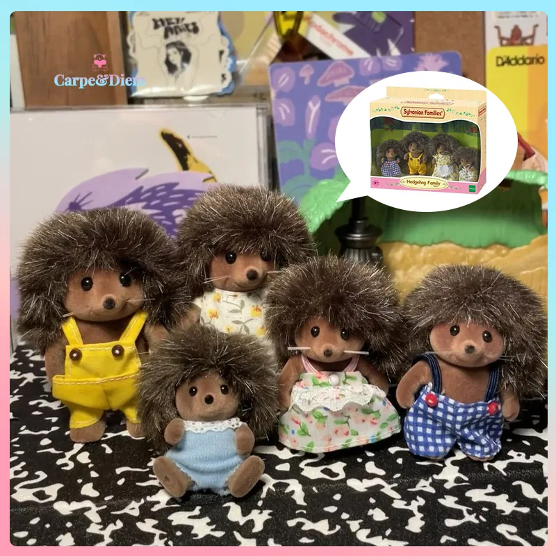 

Sylvanian Family Hedgehog Family Series Baby Doll Pretend Play Ternurines Sylvanian Families Room Ornament Toy Birthday Gift