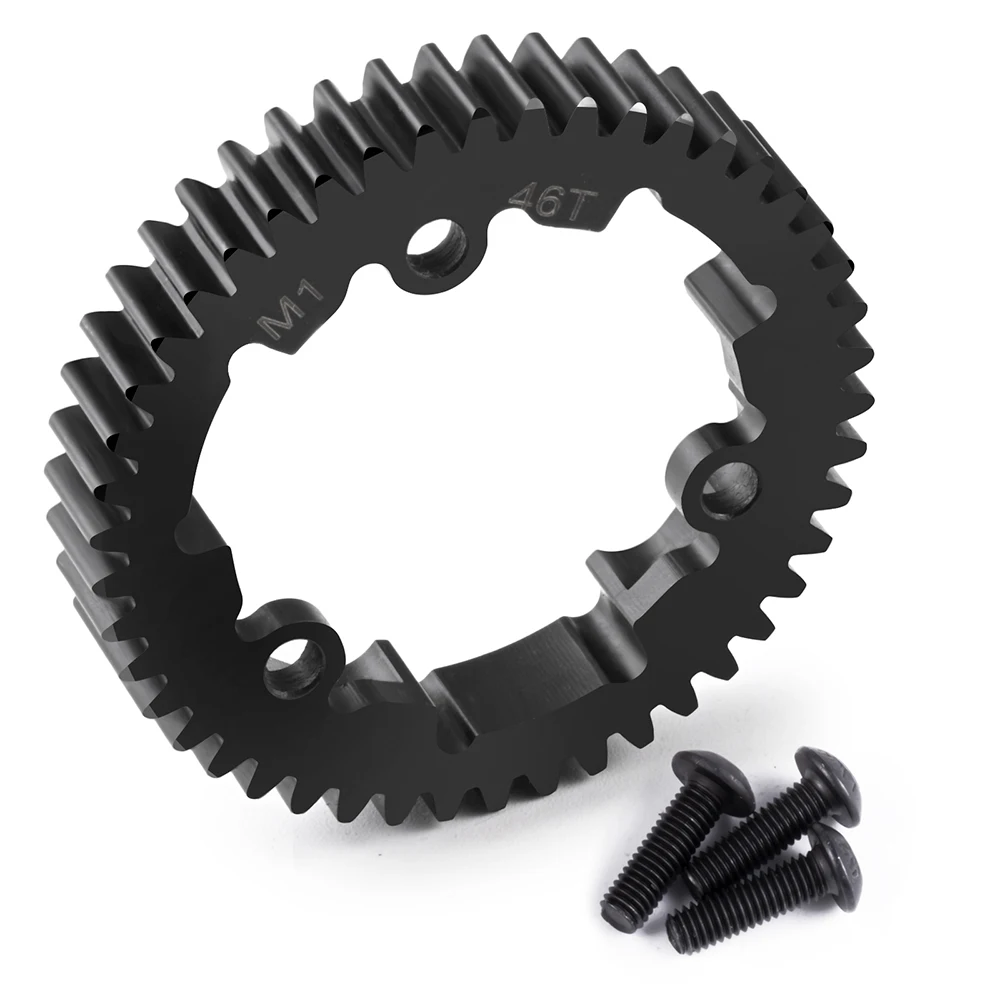 TRINOOD 46T 50T 51T 52T 54T Stahl Stirnradgetriebe für Big Foot Auto 1/10 TRAXXAS E-REVO 2,0 RC Auto Modell Upgrade Teile