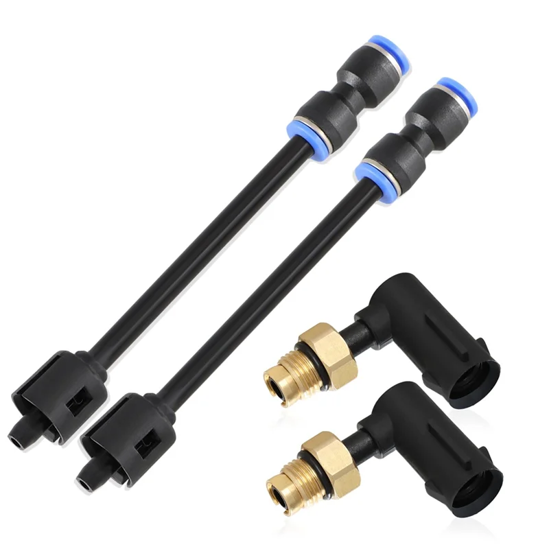 2PCS Suspension Elbow Air Strut Repair Kits With Hoses For Jeep Grand Cherokee 2011-2020,Replace: 68084809AA-A55K