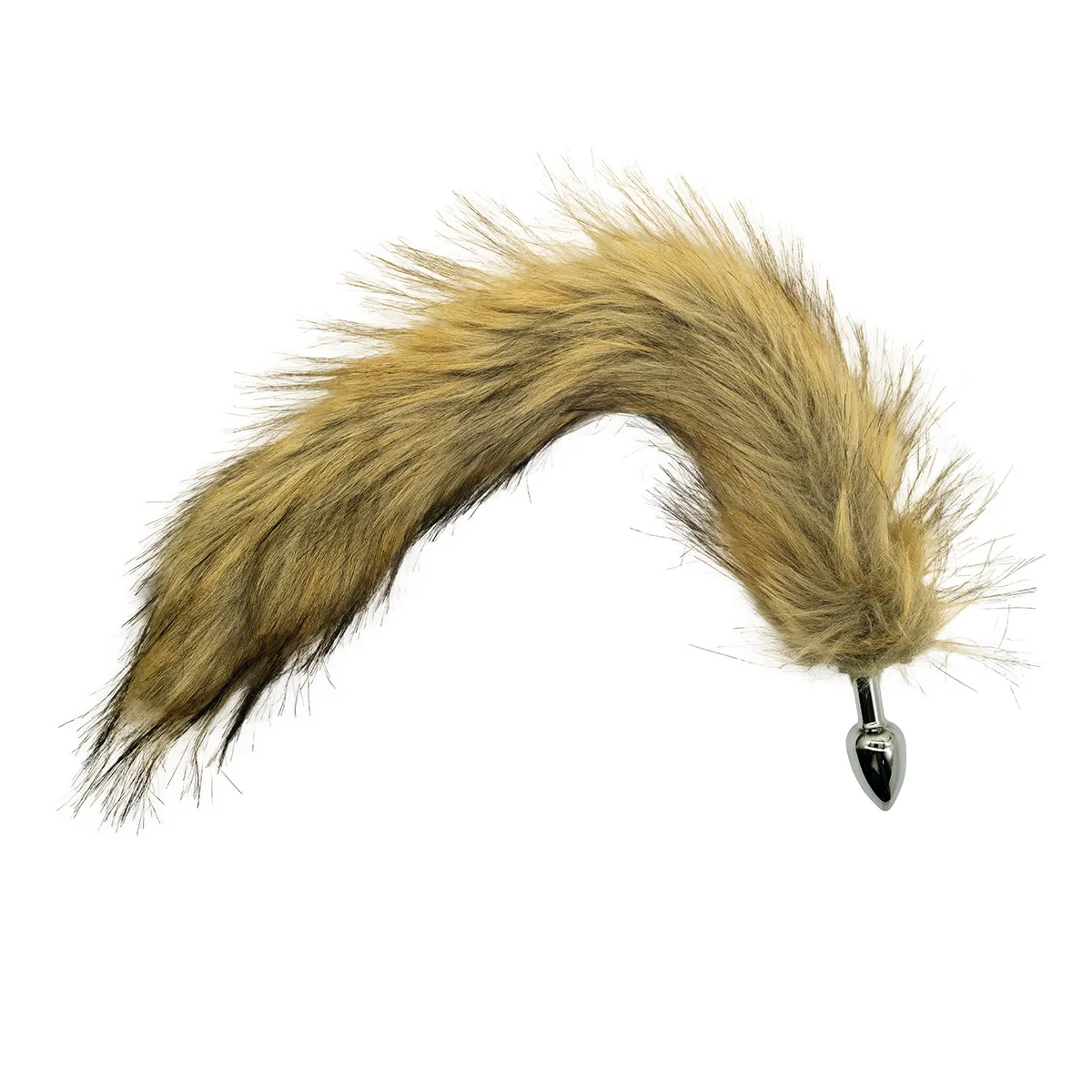 Simulated Fur Fox Tail Anal Plug Artificial Tail Hair Teasing Adult Products Backyard Massage Products