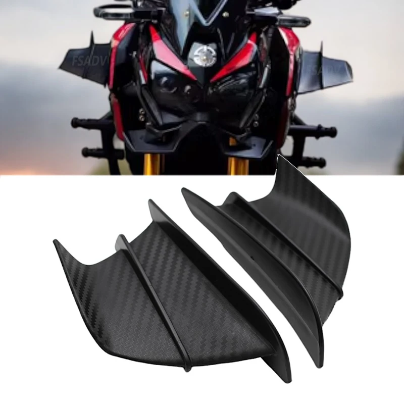 For Yamaha YZF R1 R6 R25 R7 R3 For Bmw S1000RR S1000R S 1000 RR/R 1000R 1000RR Motorcycle Spoiler Wing Aerodynamic Winglet