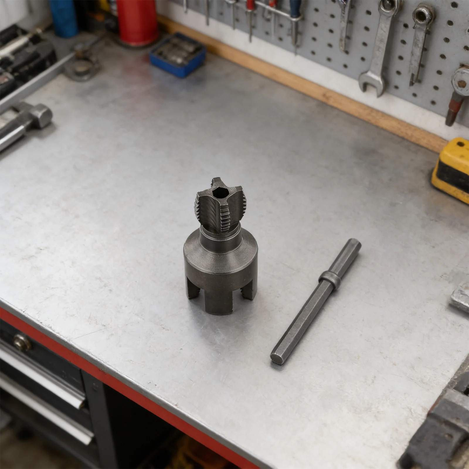 Water Pipe Threader Tool with Integrated Die for Accurate Internal and External Thread Cutting on Plumbing Pipes