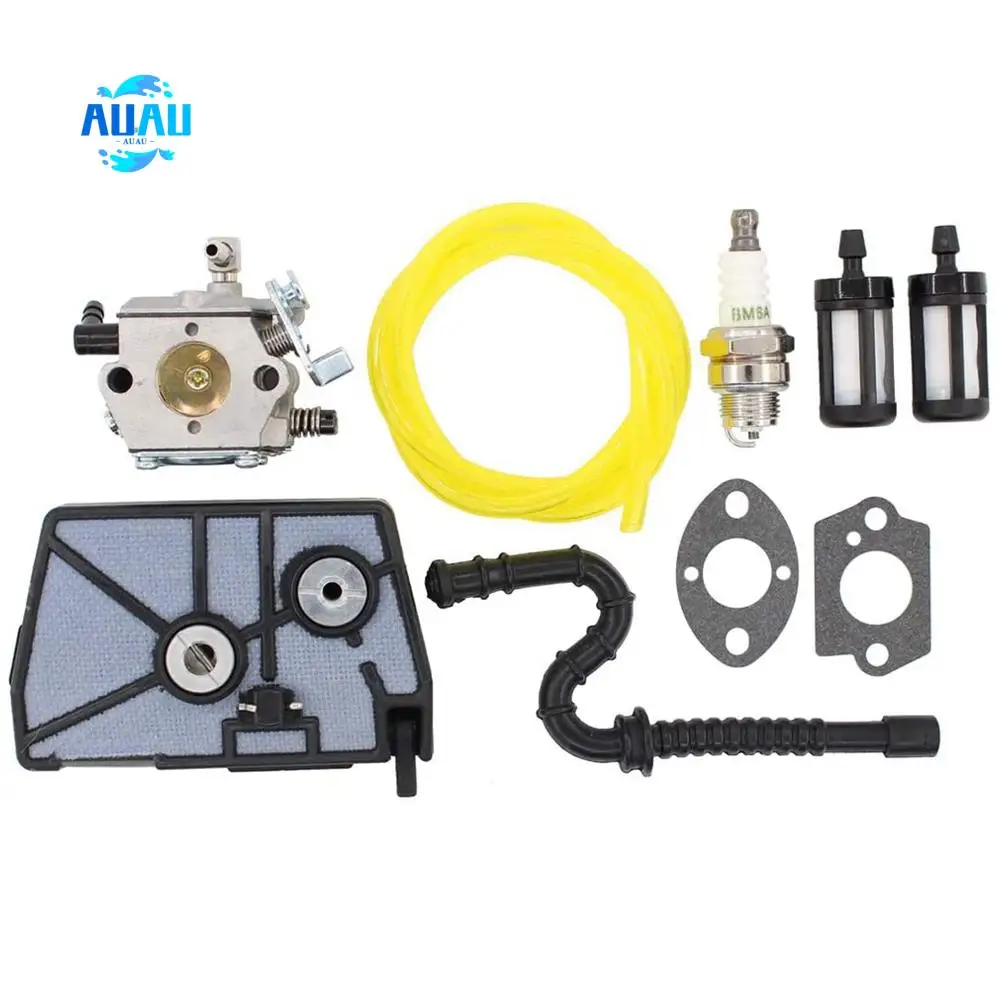 

AUAU-Carburetor Air Filter Fuel Line Filer Carb Kit For Stihl 028 028AV 028 AV Chainsaw For Walbro WT-16B Tillotson HU-40