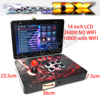 14-Inch Arcade Video Game With batter Console  Folding Moonlight Treasure Box 2025 Pandora saga dx Box 26800 in 1 720P HD