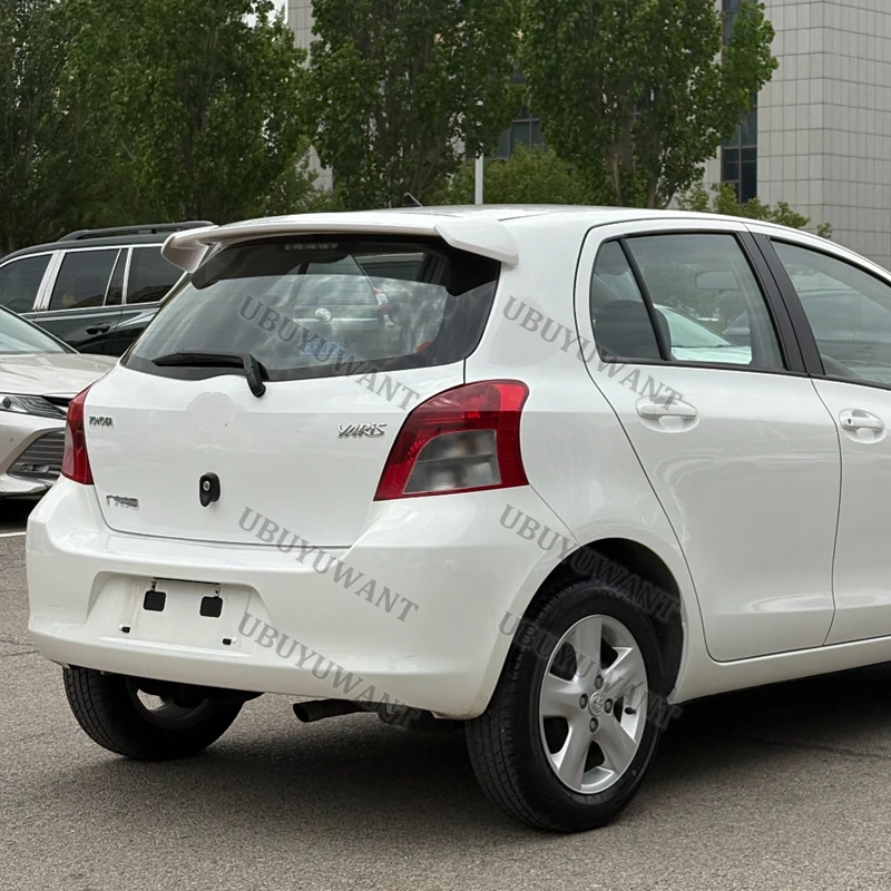 For Toyota Yaris 2008 2009 2010 2011 2012 2013 ABS Spoiler Car Tail Trunk Spoiler Rear Wing Tail Wing Decoration