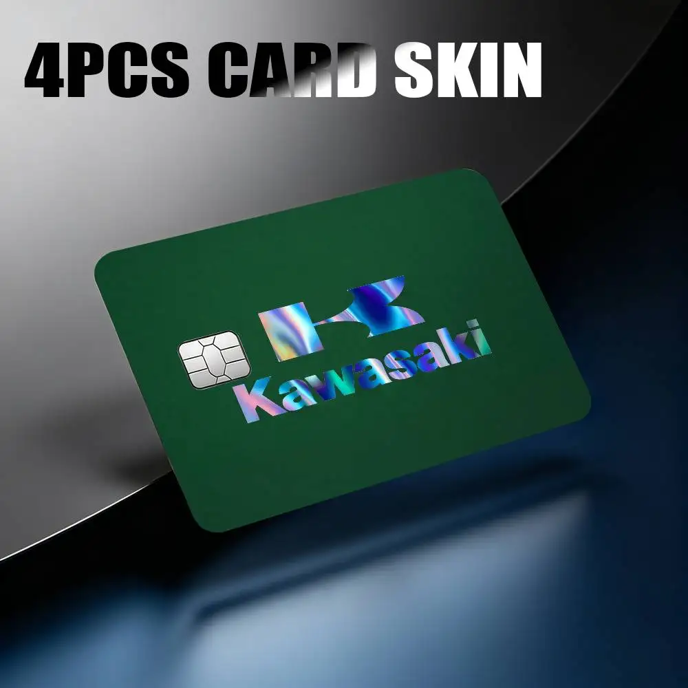 

for kawasaki stickers Laser Reflective Card Skin Sticker For Debit Credit Card