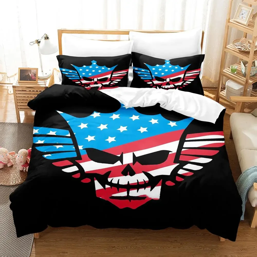 American Nightmare Adult Boys Anime Bedding Set 2024 Duvet Cover Bed Set Quilt Cover Pillowcase Single Twin Full Queen King Size